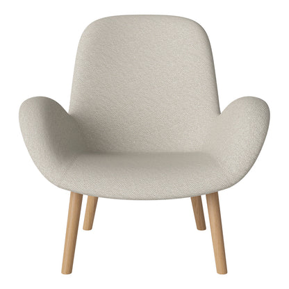 Fauteuil Seed Lounge - Rembourré - Piètement en chêne huilé