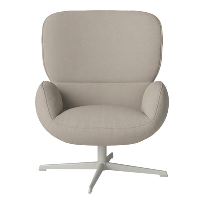 Fauteuil Ripon - Piètement 4 branches - Acier laqué gris