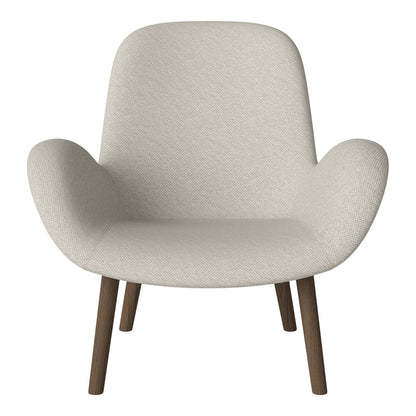Fauteuil Seed Lounge - Rembourré - Base en chêne huilé, foncé