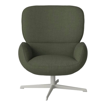 Fauteuil Ripon - Piètement 4 branches - Acier laqué gris