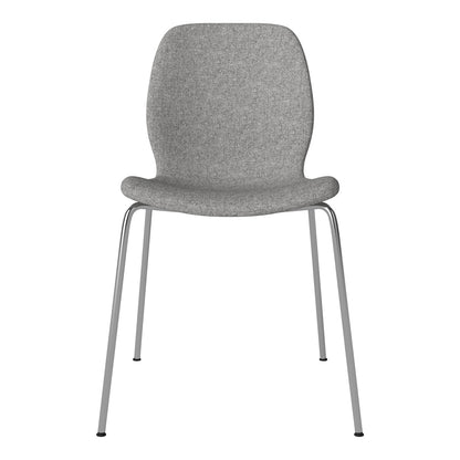Chaise de salle à manger Seed - Rembourrée - Base chromée