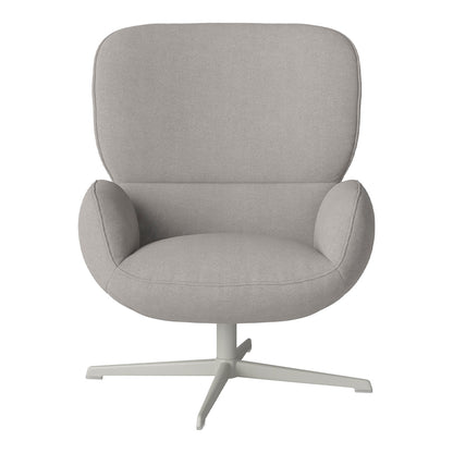 Fauteuil Ripon - Piètement 4 branches - Acier laqué gris