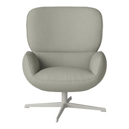 Fauteuil Ripon - Piètement 4 branches - Acier laqué gris