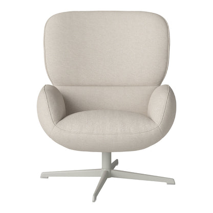 Fauteuil Ripon - Piètement 4 branches - Acier laqué gris