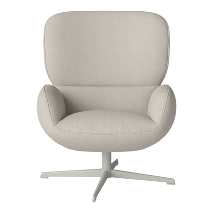 Fauteuil Ripon - Piètement 4 branches - Acier laqué gris