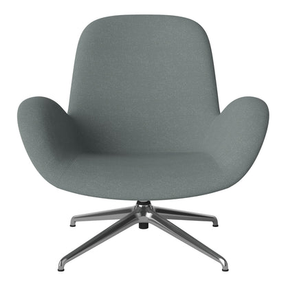 Fauteuil Seed Lounge - Rembourré - Piètement 4 branches - Chrome