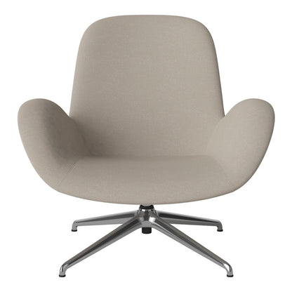 Fauteuil Seed Lounge - Rembourré - Piètement 4 branches - Chrome