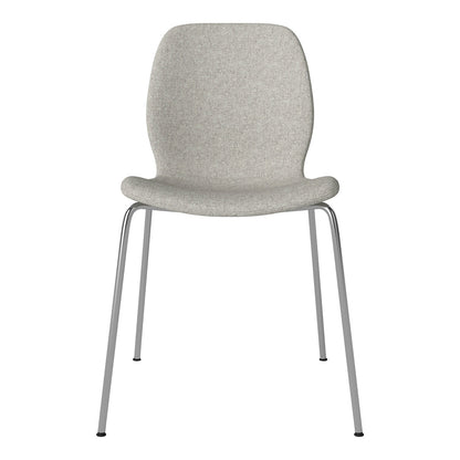 Chaise de salle à manger Seed - Rembourrée - Base chromée