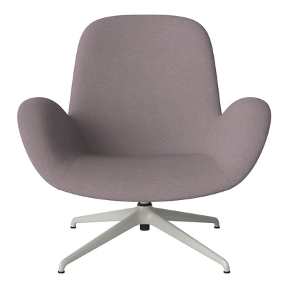 Fauteuil Seed Lounge - Rembourré - Piètement 4 branches - Acier laqué gris