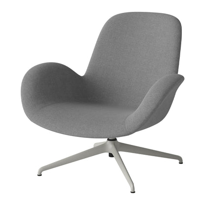 Fauteuil Seed Lounge - Rembourré - Piètement 4 branches - Acier laqué gris
