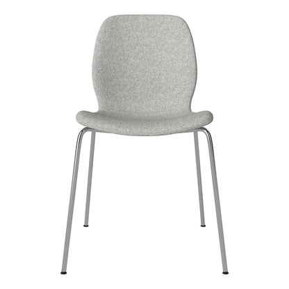 Chaise de salle à manger Seed - Rembourrée - Base chromée