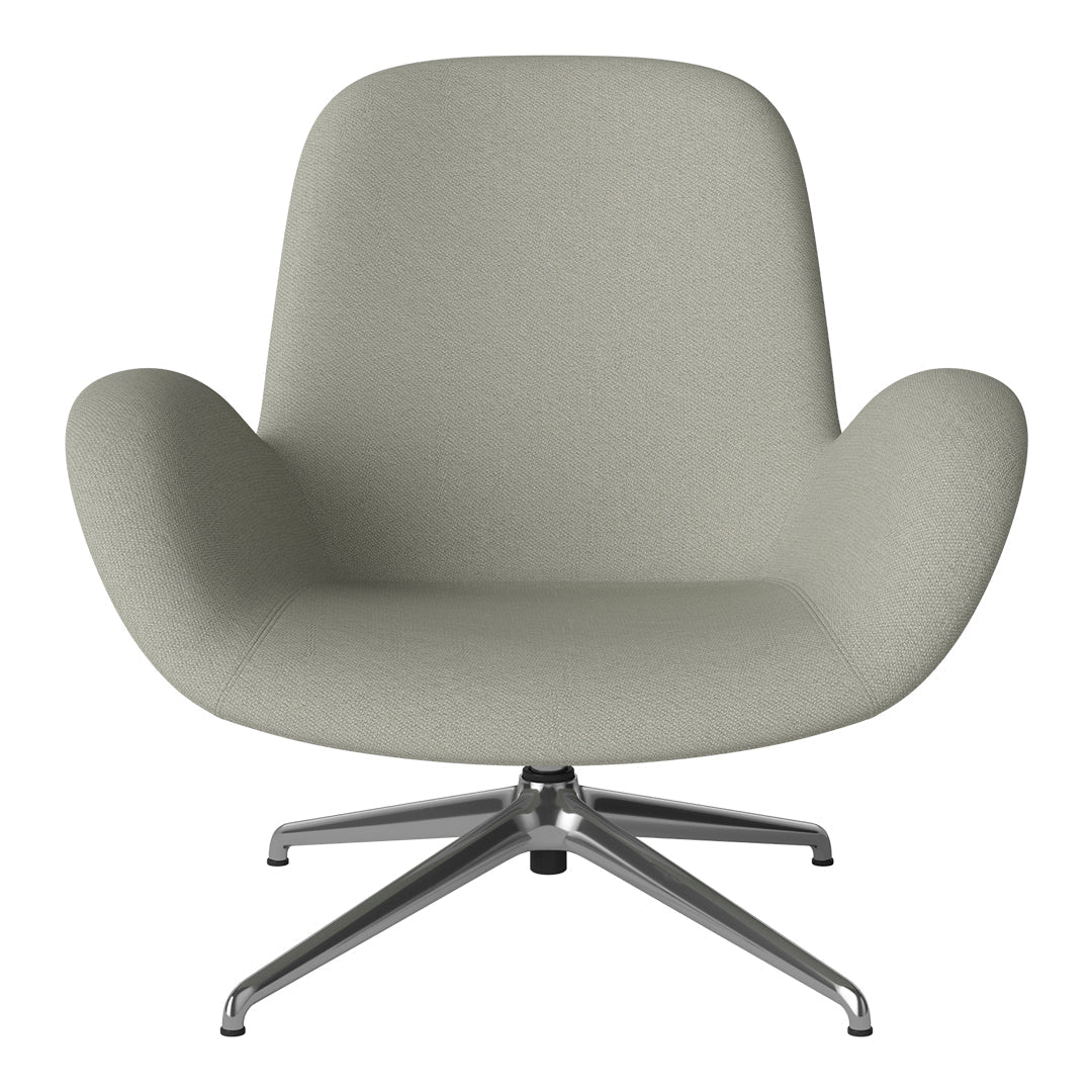 Fauteuil Seed Lounge - Rembourré - Piètement 4 branches - Chrome
