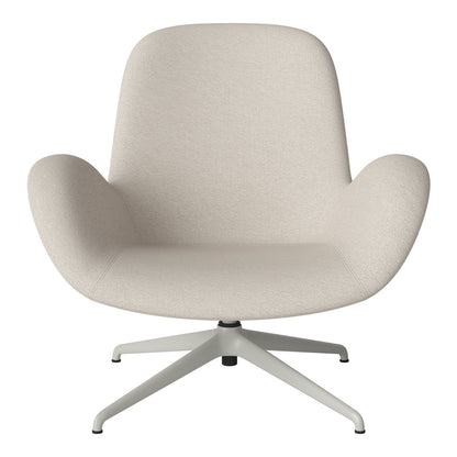 Fauteuil Seed Lounge - Rembourré - Piètement 4 branches - Acier laqué gris