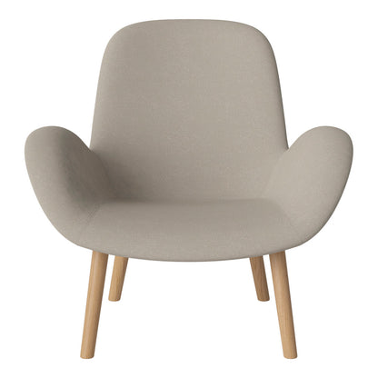 Fauteuil Seed Lounge - Rembourré - Piètement en chêne huilé