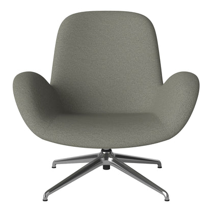 Fauteuil Seed Lounge - Rembourré - Piètement 4 branches - Chrome
