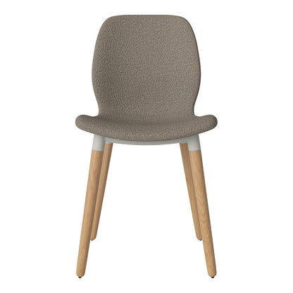 Chaise de salle à manger Seed - Rembourrée - Base en chêne huilé