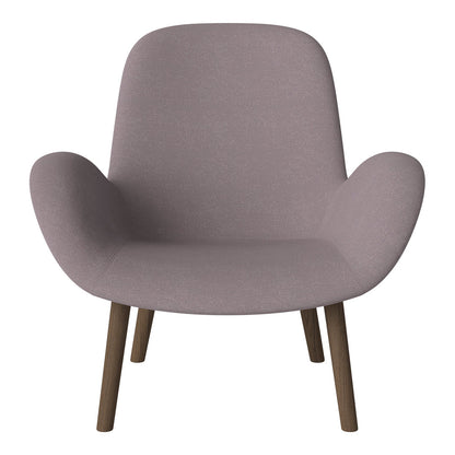 Fauteuil Seed Lounge - Rembourré - Base en chêne huilé, foncé
