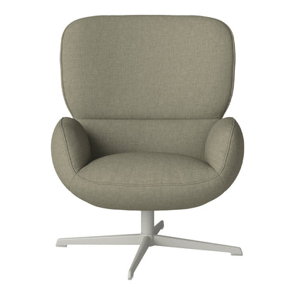 Fauteuil Ripon - Piètement 4 branches - Acier laqué gris