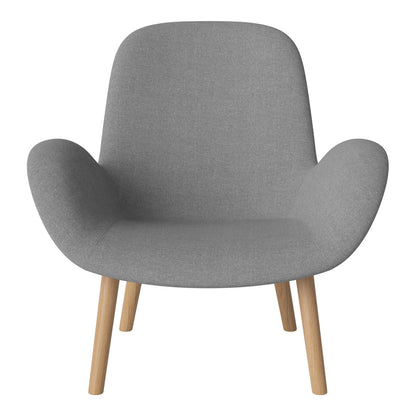 Fauteuil Seed Lounge - Rembourré - Piètement en chêne huilé