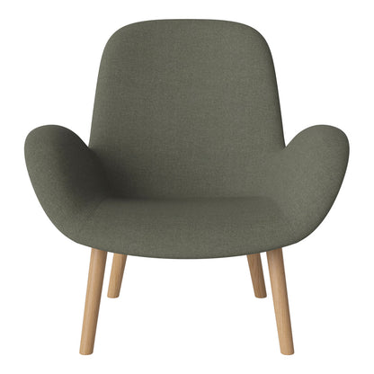 Fauteuil Seed Lounge - Rembourré - Piètement en chêne huilé