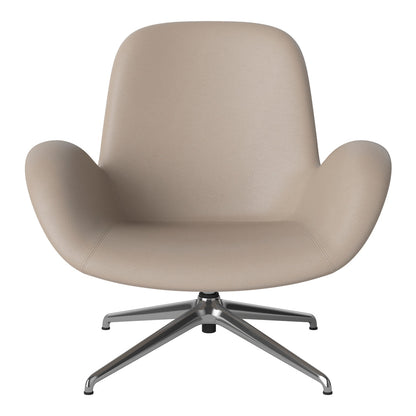 Fauteuil Seed Lounge - Rembourré - Piètement 4 branches - Chrome