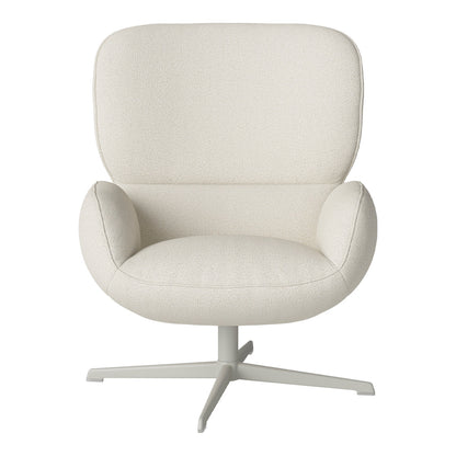Fauteuil Ripon - Piètement 4 branches - Acier laqué gris