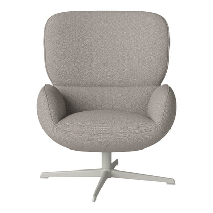 Fauteuil Ripon - Piètement 4 branches - Acier laqué gris