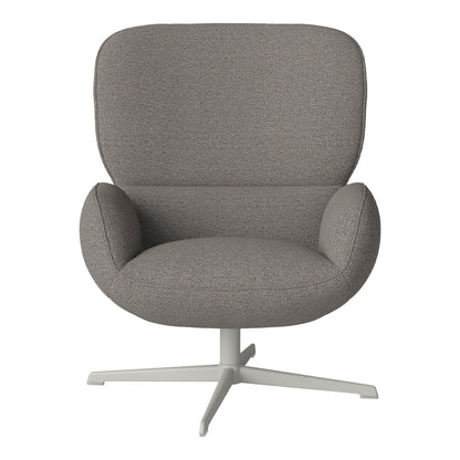 Fauteuil Ripon - Piètement 4 branches - Acier laqué gris