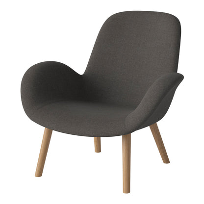 Fauteuil Seed Lounge - Rembourré - Piètement en chêne huilé