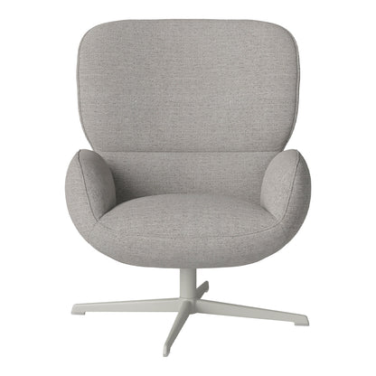 Fauteuil Ripon - Piètement 4 branches - Acier laqué gris