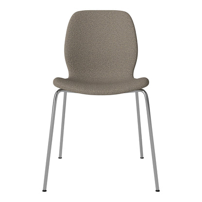 Chaise de salle à manger Seed - Rembourrée - Base chromée