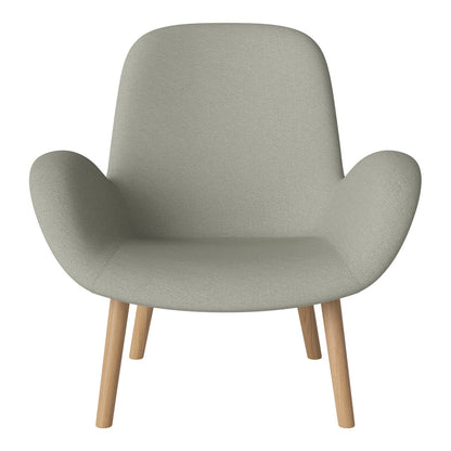 Fauteuil Seed Lounge - Rembourré - Piètement en chêne huilé