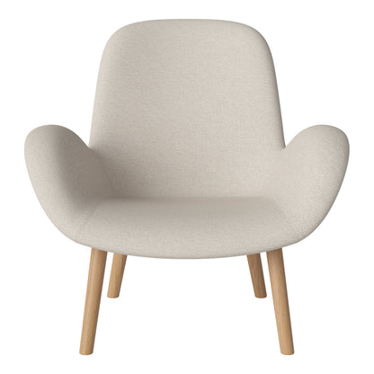 Fauteuil Seed Lounge - Rembourré - Piètement en chêne huilé