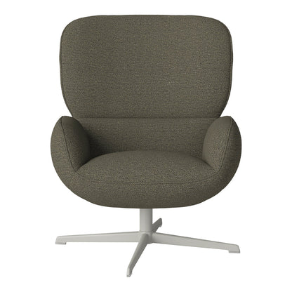 Fauteuil Ripon - Piètement 4 branches - Acier laqué gris