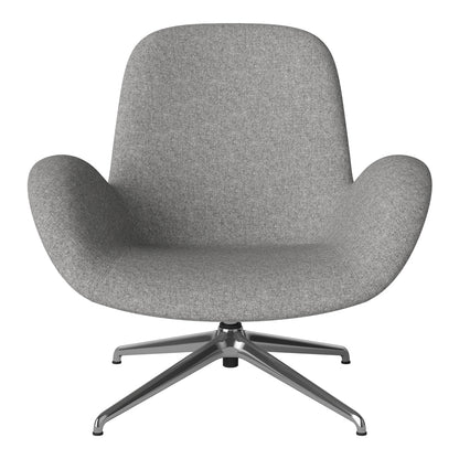 Fauteuil Seed Lounge - Rembourré - Piètement 4 branches - Chrome