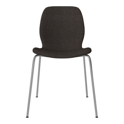 Chaise de salle à manger Seed - Rembourrée - Base chromée
