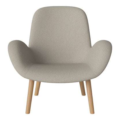 Fauteuil Seed Lounge - Rembourré - Piètement en chêne huilé