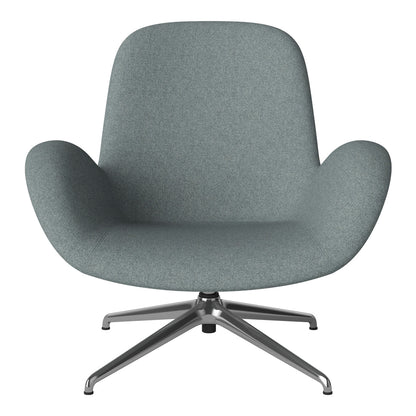 Fauteuil Seed Lounge - Rembourré - Piètement 4 branches - Chrome