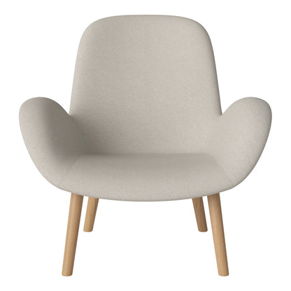 Fauteuil Seed Lounge - Rembourré - Piètement en chêne huilé