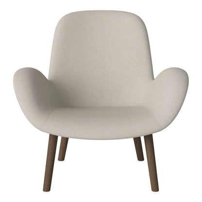 Fauteuil Seed Lounge - Rembourré - Base en chêne huilé, foncé