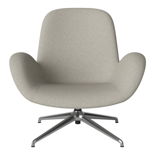 Fauteuil Seed Lounge - Rembourré - Piètement 4 branches - Chrome