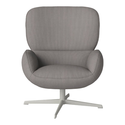 Fauteuil Ripon - Piètement 4 branches - Acier laqué gris