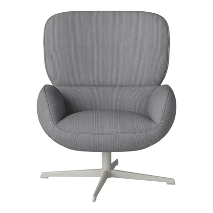 Fauteuil Ripon - Piètement 4 branches - Acier laqué gris