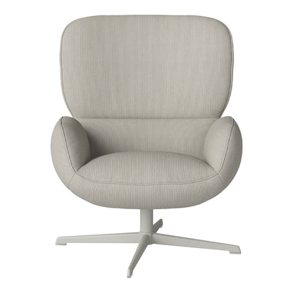 Fauteuil Ripon - Piètement 4 branches - Acier laqué gris