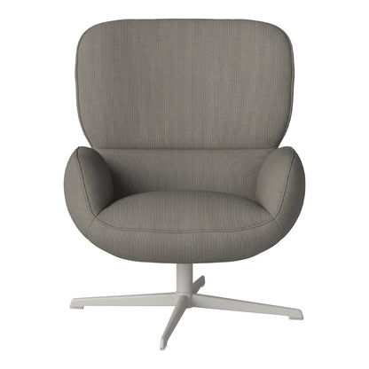 Fauteuil Ripon - Piètement 4 branches - Acier laqué gris