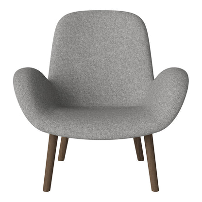 Fauteuil Seed Lounge - Rembourré - Base en chêne huilé, foncé
