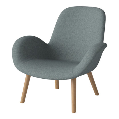 Fauteuil Seed Lounge - Rembourré - Piètement en chêne huilé