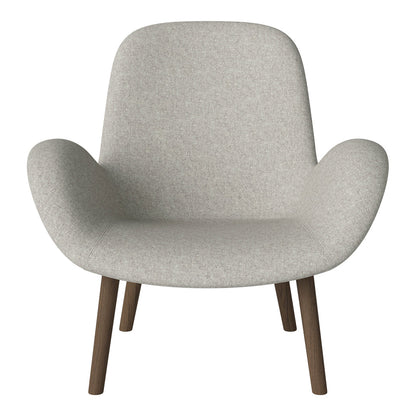 Fauteuil Seed Lounge - Rembourré - Base en chêne huilé, foncé