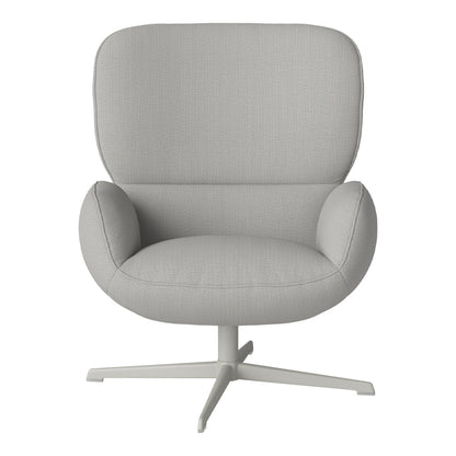 Fauteuil Ripon - Piètement 4 branches - Acier laqué gris