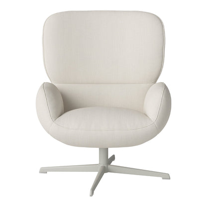 Fauteuil Ripon - Piètement 4 branches - Acier laqué gris